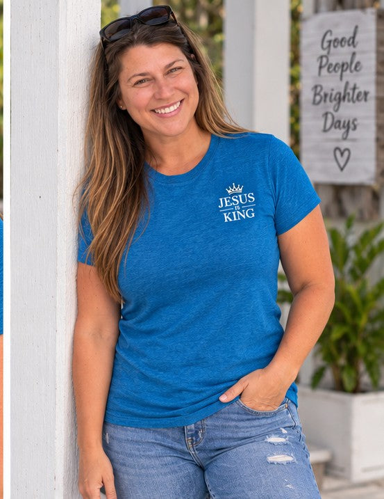 Jesus is King Softstyle Women's